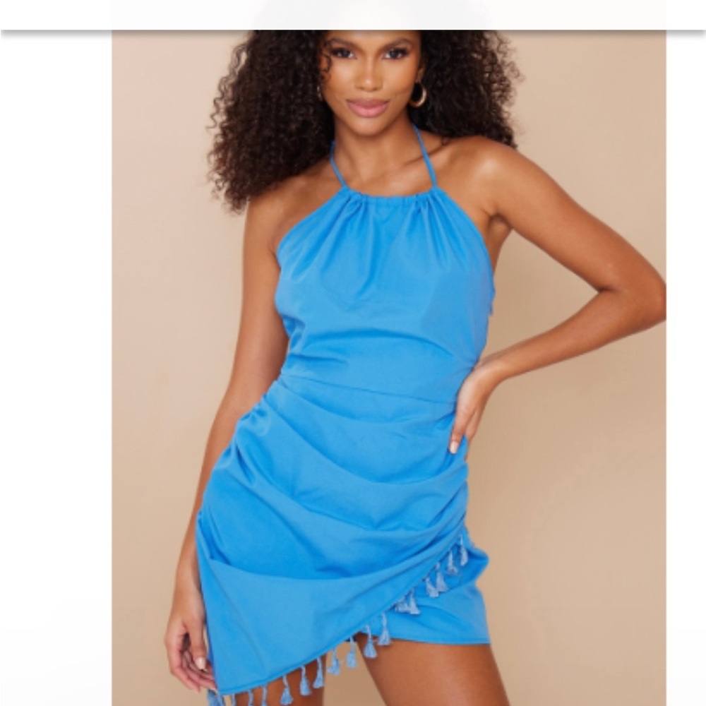 Blue dress